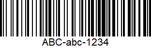 code-128 条形码的图像。水平分布的垂直黑线和白线